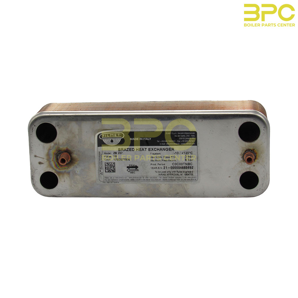 ZILMET ΠΛΑΚΟΕΙΔΗΣ ΕΝΑΛΛΑΚΤΗΣ 14 PLATES BAXI PRIME